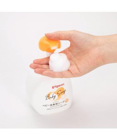  PIGEON Pigeon Baby Whole Foaming Body Soap 500ml Moist - Buy Online on GoSupps.com