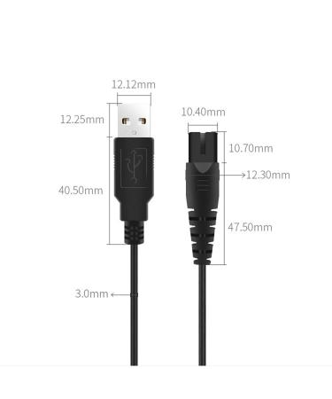 USB Charging Cable for Water Flosser | Portable Cordless Oral Irrigator Replacement - Compatible with Nicwell Fairywill Aquasonic & More - Buy Online on GoSupps.com