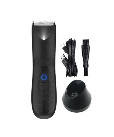 Hair Clippers for Men Body Hair Trimmer Men's Electric Shaver Groin Hair Trimmer Body Grooming Clipper Bikini Epilator USB Rechargeable Shaver Razor One Color