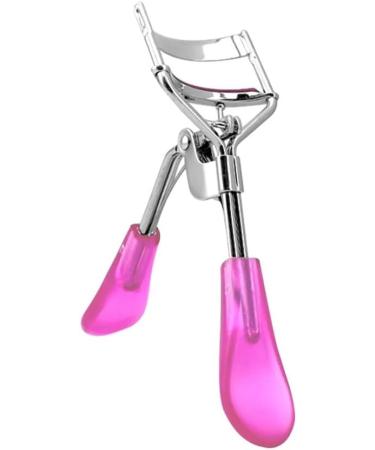 Eyelash Curler Stainless Steel Cosmetic Makeup Curler Portable Non-Slip Eyelash Curling Tool Transparent Pink (Color : C6) - Buy Online on GoSupps.com