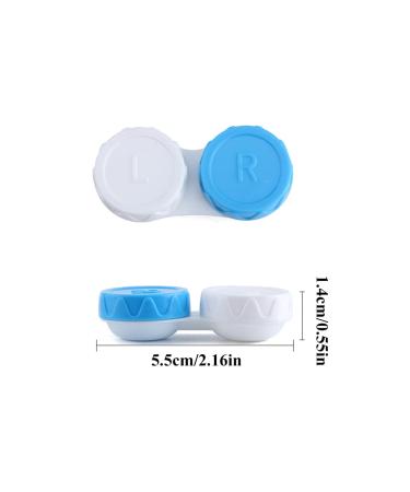 LIUJZZJ 8-Piece Contact Lens Container Set | Portable Protective Case for Contacts & Glasses | Travel-Friendly Lens Box - Buy Online on GoSupps.com
