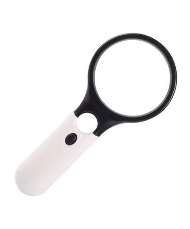 LED Handheld Magnifying Glass with Light High Power Magnifying Glass with Light Distortion-Free Illuminated Magnifier for Reading Sewing Crafts Handcraft Hobby New Plastic Lens Made in China