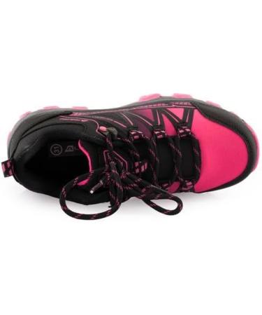 Alpine Pro Faro Unisex Kids Hiking Shoes - Lightweight Trekking & Outdoor Durability | Breathable Softshell & Rubber Base - Size 35 EU - Pink - Buy Online on GoSupps.com