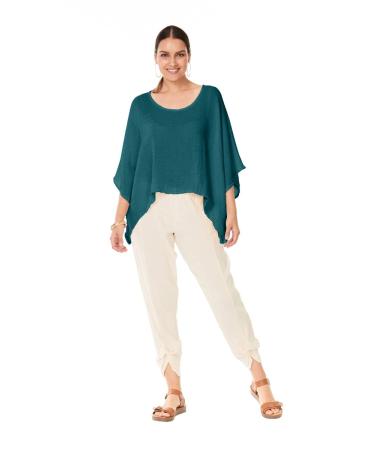Oh My Gauze Havana Blouse One Size Pine