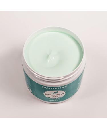 Bodipure Eucalyptus Mud Mask - Firm & Rehydrate Skin | Spa Quality Cooling Body Mask 16 Oz - International Shipping Available - Buy Online on GoSupps.com