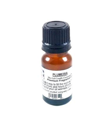 10ml - .33oz Full Strength Plumeria Long Lasting Fragrance Oil Tropical Floral Aroma with Built in Dropper for Warmers Burners Diffusers with Built in Dropper