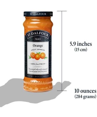 St Dalfour Delicious Fruit Orange Jam (6 Bottles) - Buy Online on GoSupps.com