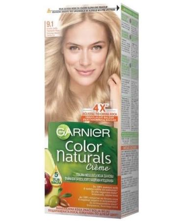 Garnier Color Naturals Nourishing Hair Cream #9.1 Light Blonde (Pack of 3)