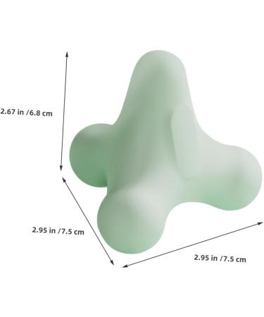 Clispeed Deep Tissue Massage Ball - Spiky Lacrosse Balls for Pain Relief Fitness & Yoga - Perfect Manual Massage Tool (Green 7.5cm) - Buy Online on GoSupps.com