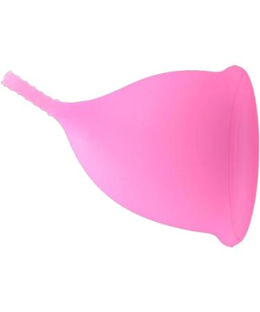 Pink Silicone Menstrual Cup - Reusable Soft & Flexible Eco-Friendly Design - Buy Online on GoSupps.com