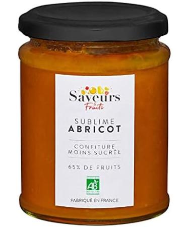 Saveurs & Fruits - Less Sweet Apricot Jam 65% Fruit 310G - Sold per unit - Buy Online on GoSupps.com