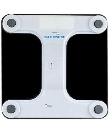 Kunova Digital Bathroom Weight Body Scale with Smart Step-on Technology Backlit White LED Display Room Temperature Battery Level 400lb/180kg 55-201 - Buy Online on GoSupps.com