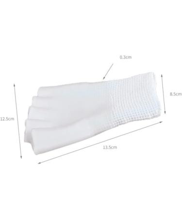 minkissy 3 Pairs 5 Women s Socks Features Socks for Women Womens Socks Ladies Socks Women Socks Women's Socks & Hosiery Non-Slip Sock Gel Sock Open-Toed Sock Moisturizing Pad White - Buy Online on GoSupps.com