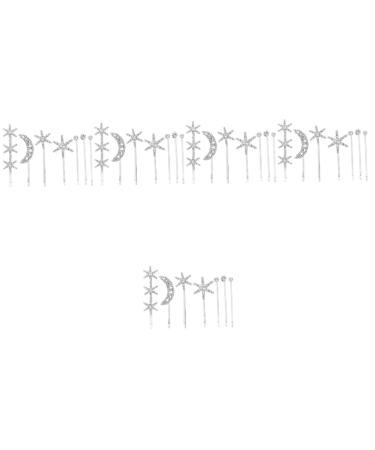 FOMIYES 5 Sets Fringe Bobby Pin Rhinestone Hair Clips Womens Barrettes for Hair Star Hair Clip Hair Barrette Wedding Hair Clip Rhinestone Barrettes Side Clip Girl Headgear Alloy