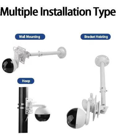 Support de montage vertical pratique pour cam ras de surveillance Support de cam ra Texture m tallique pour support - Buy Online on GoSupps.com