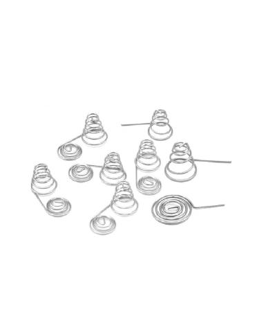 Metal Springs 5pcs AAA Battery Positive Negative Conversion Spring Contact Plate AA Battery Nickel Wire Coil Conical Spring (Size : 5pcs Style : 8X23-B) 5pcs 8X23-B