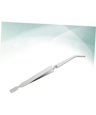 Ipetboom 1pc Nail Art Tweezers Nail Clippers Professional Nail Tweezers Nail Art Clip Nail Tweezers Tool Nail Pincher Stereotypes Clamp Tweezers 17*0.9cm Silver - Buy Online on GoSupps.com