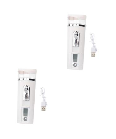 FOMIYES 2pcs Hydrating Instrument Portable Face Steamer Facial Steamers Mini Usb Mist Sprayer Moisturizer