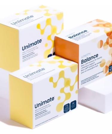 Unicity Feel Great System - Lemon Unimate 60 Pack and Orange Balance 30 pack 30-Day Supply