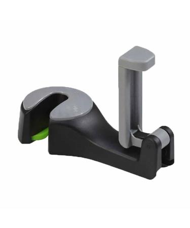 2 in 1 Car Headrest Hook with Phone Holder Seat Back Hanger for Bag Handbag Purse Grocery Cloth Foldble Clips Organizer (Color : B) (C)