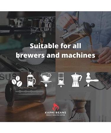 Kaphi Beans Single Origin Medium Roast Oromia Ethiopian Coffee- Freshly Roasted (Cafetiere 2kg) - Buy Online on GoSupps.com