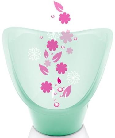 BEPER 40.967N Facial Sauna and Aromatherapy 2 Powers Healing and Relaxing Treatments Hydration and Face Cleansing Tank for Scented Essences White/Green - Buy Online on GoSupps.com