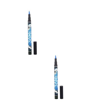 FOMIYES 2pcs Liquid Eyeliner Eyeline Pencil Liquid Liner Women Eyeliner No Smudge Waterproof Pen