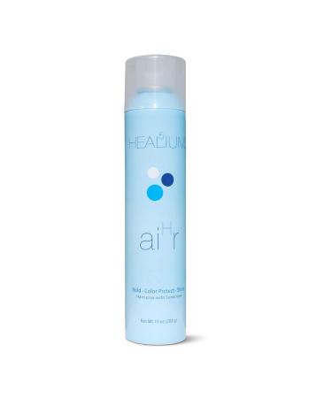 aiHr Hairspray  10 oz Color Lock Sunscreen Shield Humidity Control Silk Shine Enhancing Technology  Flexible Hold Products for Men  Women  Curly  Frizzy  Fine  Thin Textures by Healium Hair
