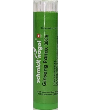 Ginseng Panax 30CH Homeopathy Medicine Schmidt-Nagel Canada (Homeodel) 90 pellets/granules