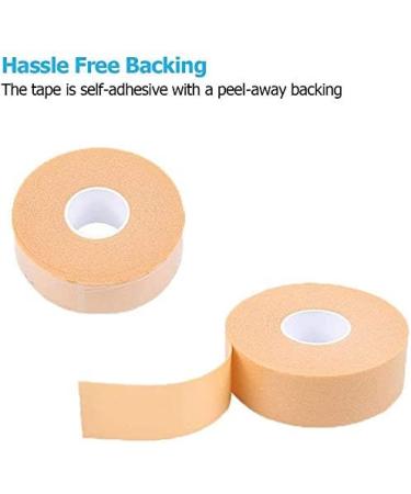Mcvcoyh Heel Grip Tape 2 x 500cm | Foot Care Sticker for Blister Prevention | Adhesive Protector Pads for Toe/Finger | Yellow - Buy Online on GoSupps.com
