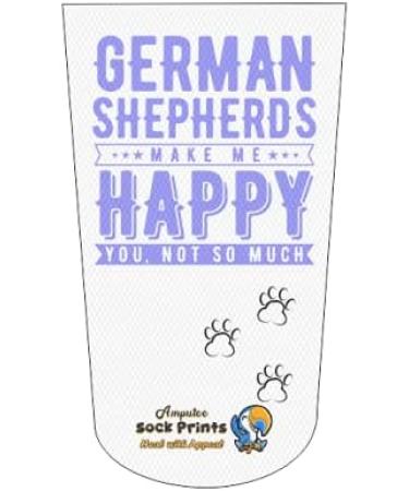 Heal with Appeal Amputee Stump Sock - German Shepherd Makes Me Happy V2 (3Ply) - Buy Online on GoSupps.com