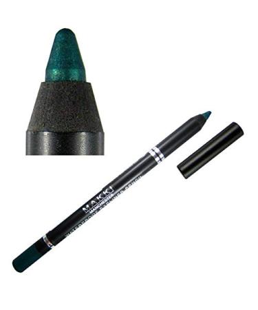 Metallic Sparkly Green Waterproof Glide on Eyeliner Colour Shade Number 09 Super long stay smudge proof Eye Liner 09 Metallic_Sparkly_Green