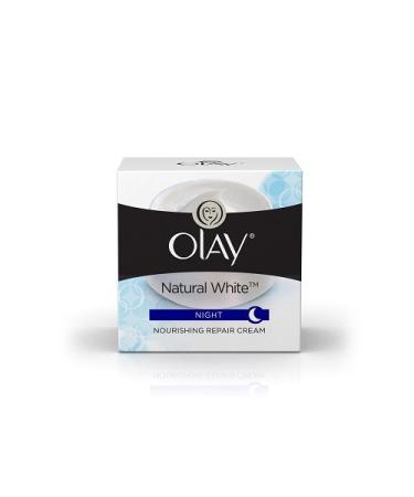 Olay Natural White All in One Fairness Night Skin Cream 50g - Brightening & Anti-Aging | International Shipping Available - Buy Online on GoSupps.com