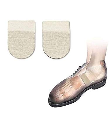 Heel Lifts for Women and Men  Stick-on Heel Pad for Plantar Fasciitis - Heel Spur Inserts for Plantar Fasciitis and Other Heel Pain  Heel Cushions for Shoes  2.5 x 1/2  - Heel Lifts by Hapad (1 Pair)