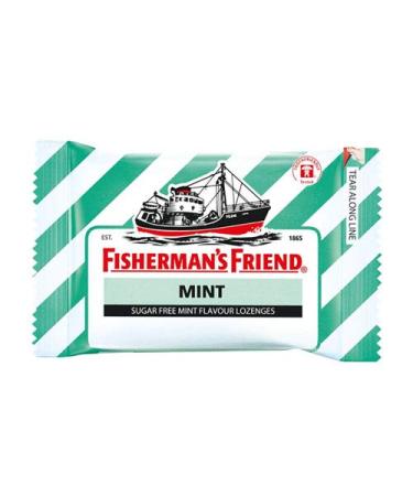 FISHERMAN S FRIEND Spearmint Flavour Sugar-Free Lozenges with Sweeteners Sache - 25g