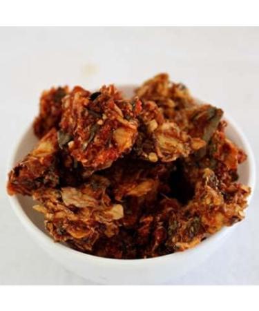 AOZA Sree Madhava Sai Organics Home Made Fried Onion Masala/Thalippu Vengaya Vadagam - 100 Grams - Buy Online on GoSupps.com