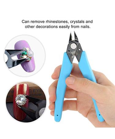 Blue Rhinestone Remover Nail Art Decorations Picker - Manicure Tool for Home Salon - Buy Online on GoSupps.com