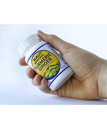 Turmeric Ginger 90 Veggie Capsules 400mg per Capsule (Organically Grown) USA 60 - Buy Online on GoSupps.com