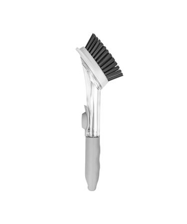 OJDXDY Multifunction Reusable Automatic Liquid Dispenser Kitchen Cleaning Brush Scrubber with Handle Dish Bowl Cleaner Washing Cleaning Tools