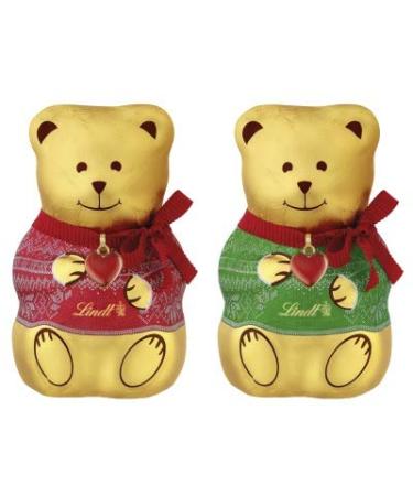Lindt Bear in Milk Chocolate Sweater - 100g mold