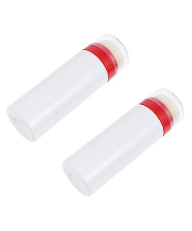 ERINGOGO Bo te Poudre B b 2 Pi ces Portable Houppette Flacon de Stockage de Poudre L ger et R sistant Petit Format pour Voyage et Soin Peau D licate Couleur Couleur
