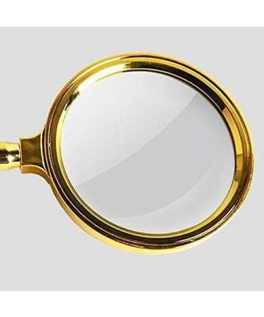 Magnifier Handheld Magnifier 10X Eldly Student Read Book Repair Optical Glass Lens Removable Handle Portable Metal Magnifying Glass Lofty Ambition - Buy Online on GoSupps.com