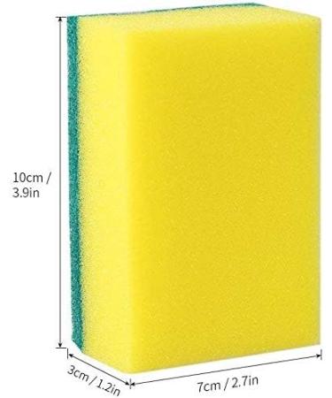 20 Pack Multi-Use Heavy Duty Scrub Sponge Extra Thin Magic Cleaning Sponges Eraser Sponge for Kitchen Bathroom Furniture Leather Car & Steel - Buy Online on GoSupps.com