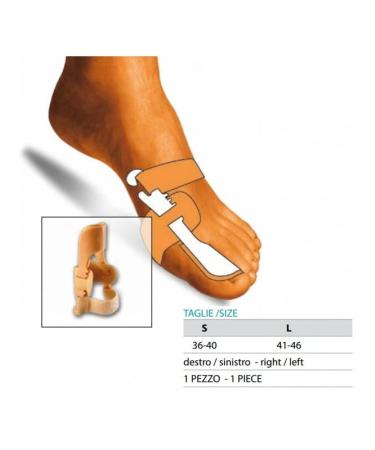 Orione OK PED Safe Night Corrector for Hallux Valgus - Small Size 36-40 Right | International Shipping Available - Buy Online on GoSupps.com