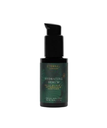 Eternal Garden Hydrating Serum & After Shave Soother Weightless Botanical Moisture 24 Powerful Ingredients