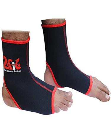 2Fit Elasticated Neoprene Ankle Foot Brace Support Pain Injury Relief Leg & Foot (S/M)