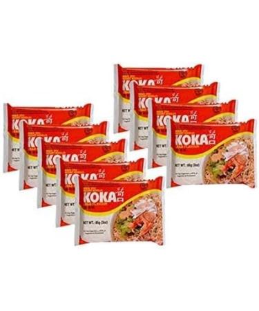Koka Oriental Style Instant Noodles | Crab Flavour | Snack or Meal Accompaniment | Ready in 2 Minutes | 85g (Pack of 30) - Buy Online on GoSupps.com
