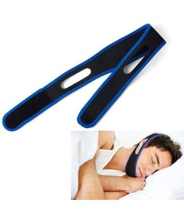 Adjustable & Breathable Anti Snoring Chin Strap - Purple Snore Reduction Solution for Children, Men, and Women - Buy Online on GoSupps.com