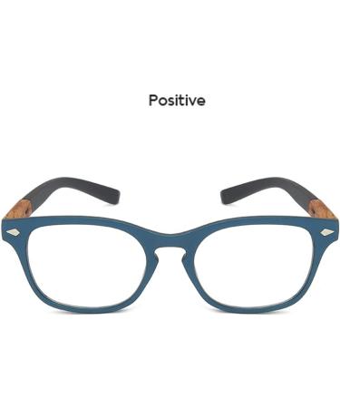 ZUKKY Unisex Blue Light Reading Glasses | Color Blocking Imitation Wood PC Frame | Spring Hinge Computer Readers AM54 - International Shipping Available - Buy Online on GoSupps.com