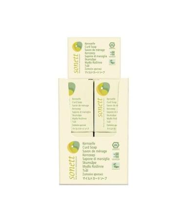 Sonett Organic Curd Soap 3.5 oz - 100% Natural Organic Ingredients | Eco-Friendly Cleanser - Buy Online on GoSupps.com